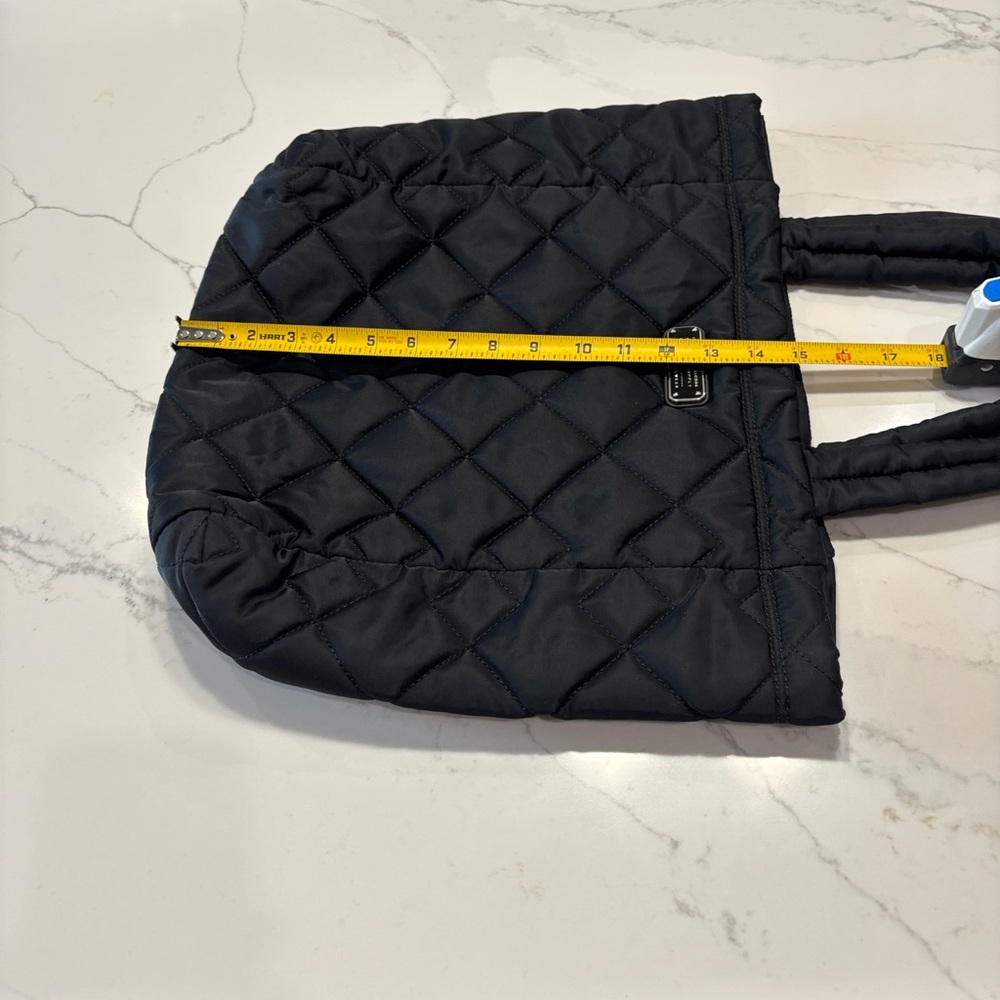 Marc Jacobs Black Quilted Nylon Tote - Picture 13 of 17